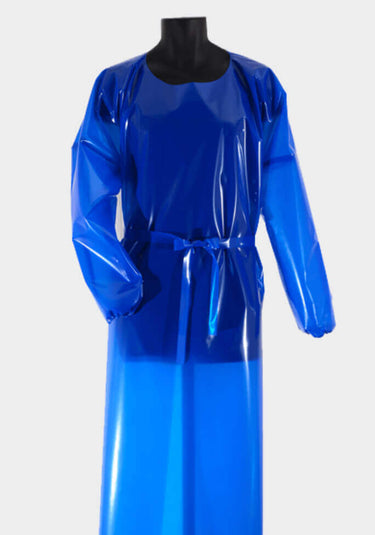 18 Blue, 50” long gowns
